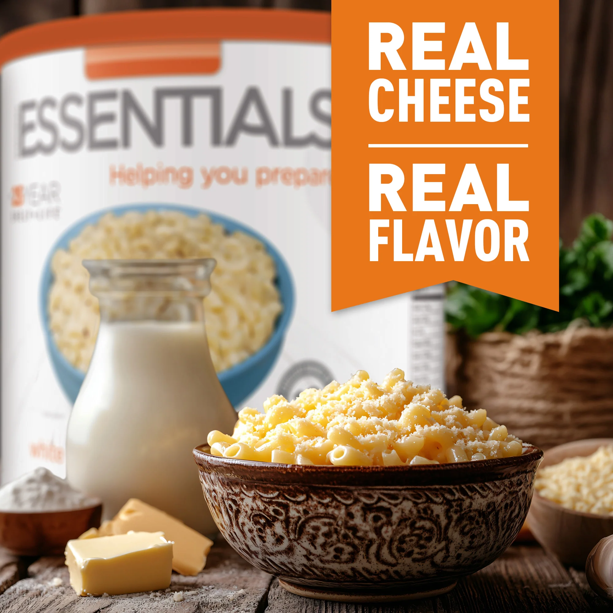Emergency Essentials® White Cheddar Mac & Cheese Large #10 Can - Image 4