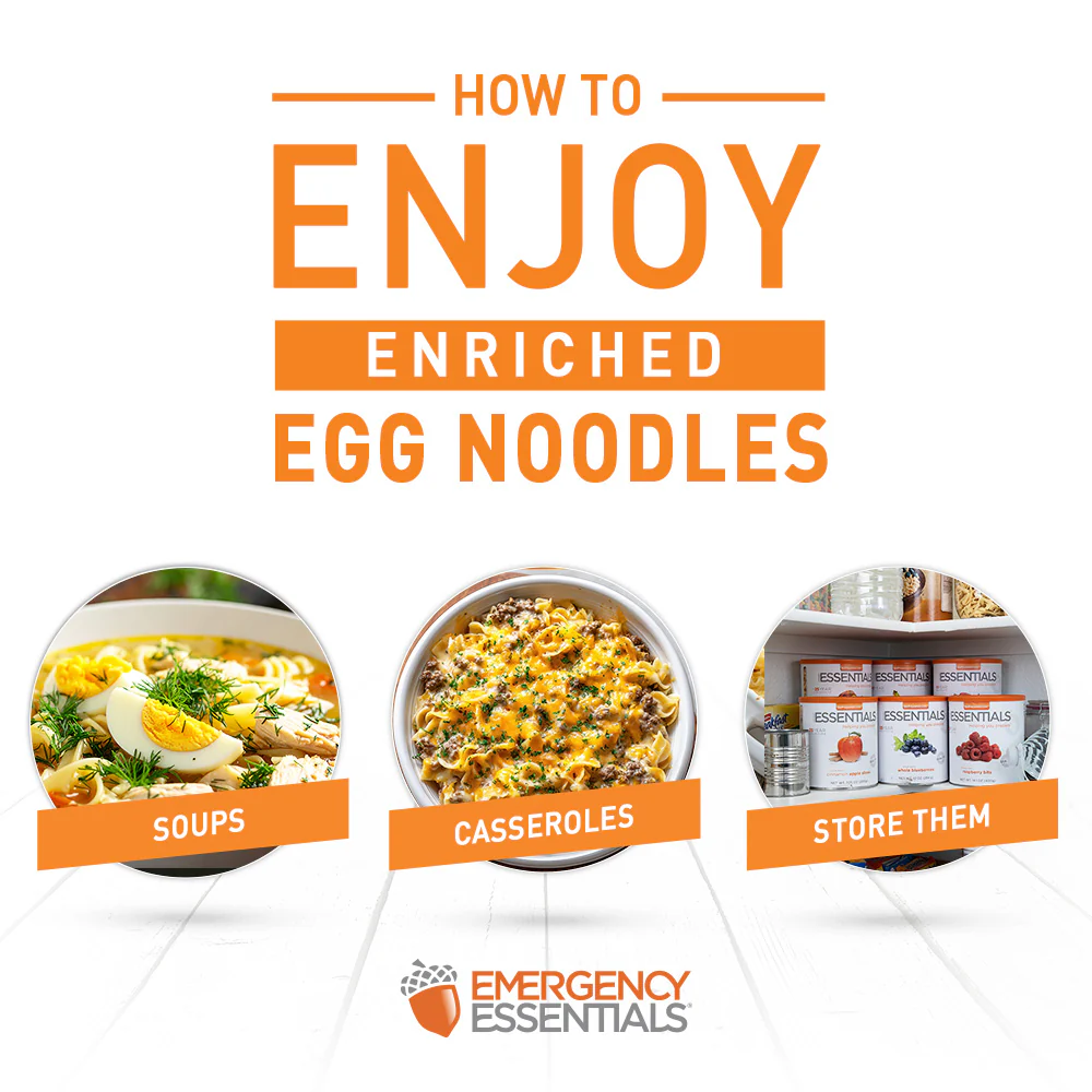 Emergency Essentials® Egg Noodle Pasta Large #10 Can - Image 3