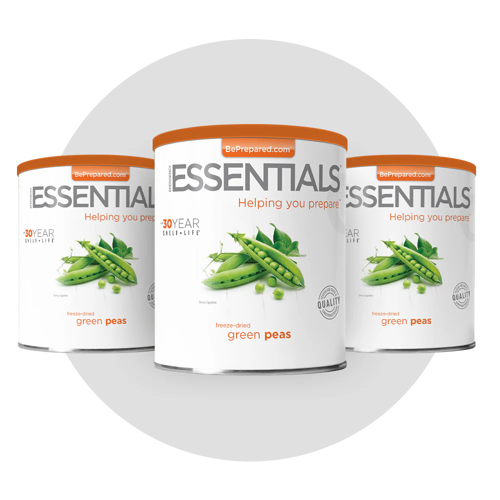 Emergency Essentials® Freeze-Dried Green Peas Large #10 Can - Image 10
