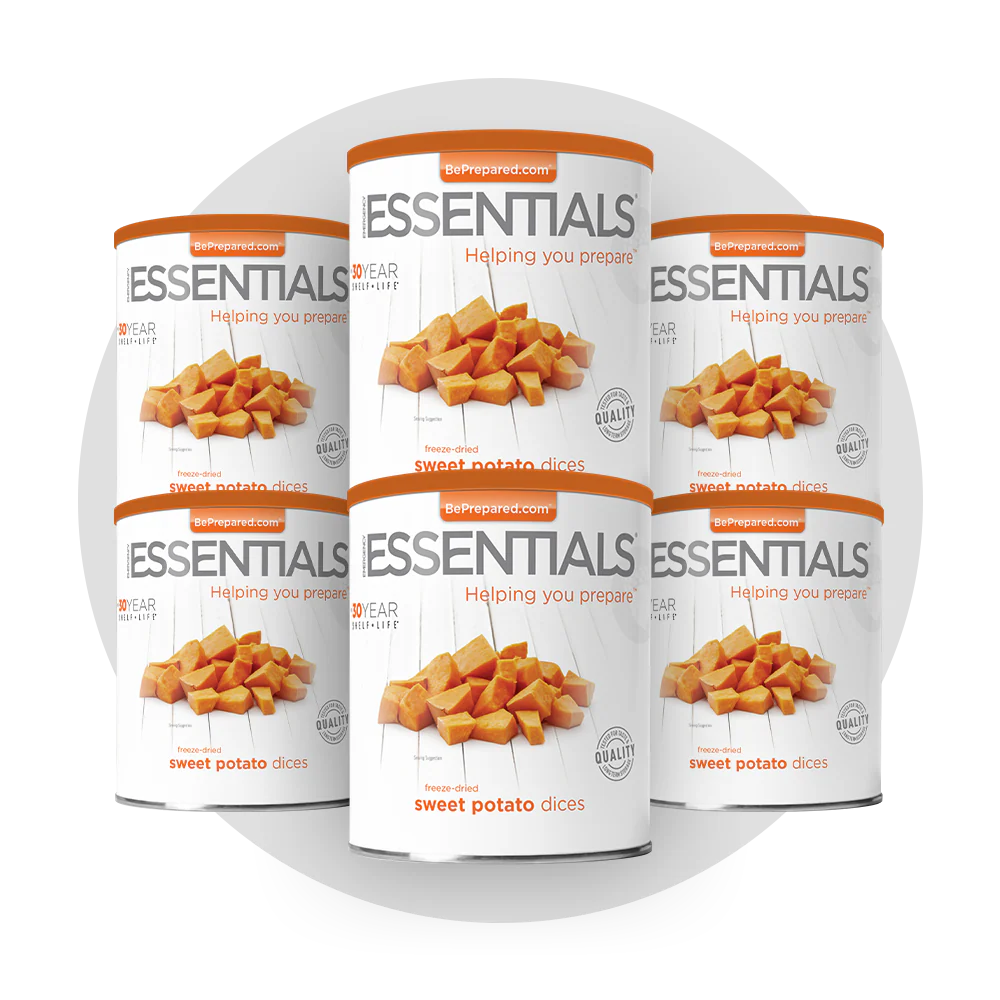 Emergency Essentials® Freeze-Dried Sweet Potato Dices with Peel Large #10 Can - Image 10