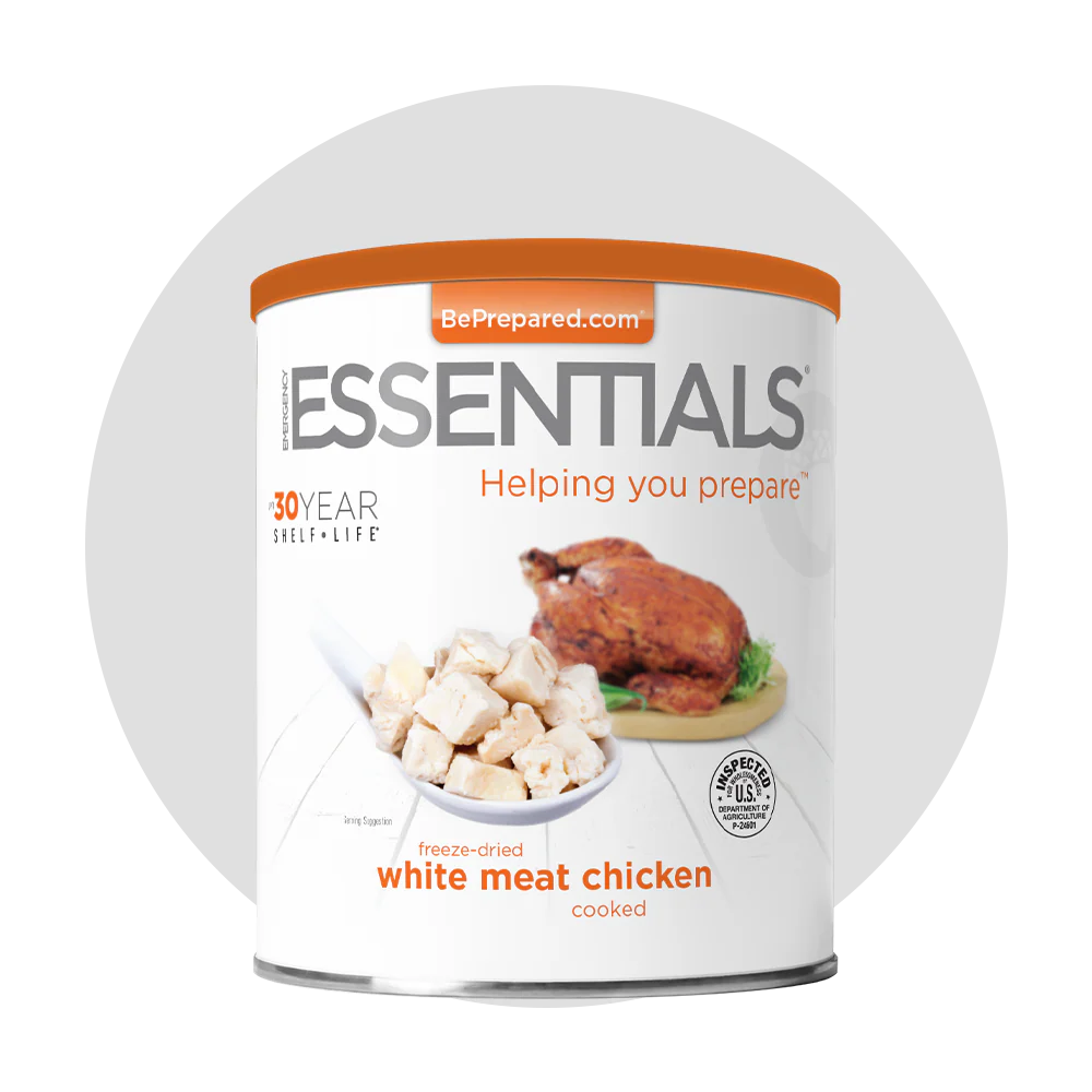 Emergency Essentials® Freeze-Dried Cooked White Chicken Large #10 Can - Image 10