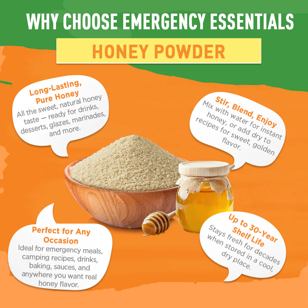 Emergency Essentials® Honey Powder Large Can - Image 5