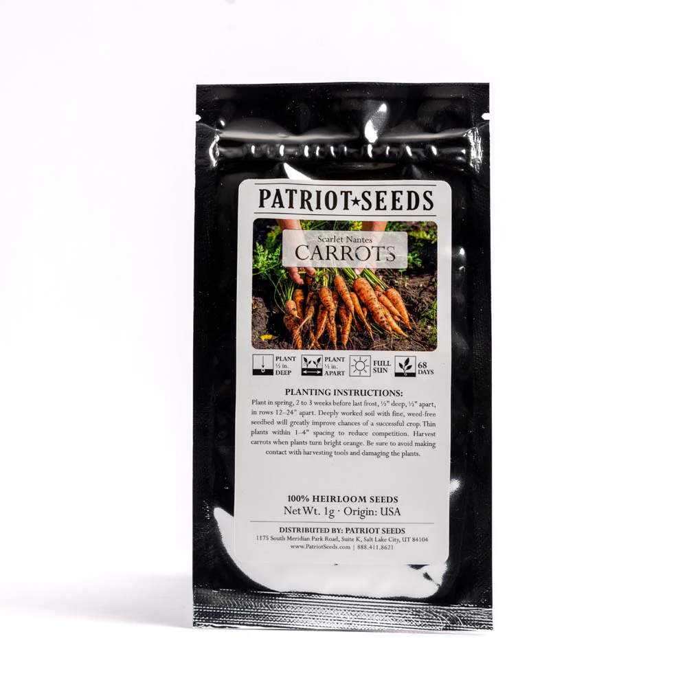 Patriot Seeds Survival Seed Vault (100% Heirloom, 20 Varieties) - Image 11