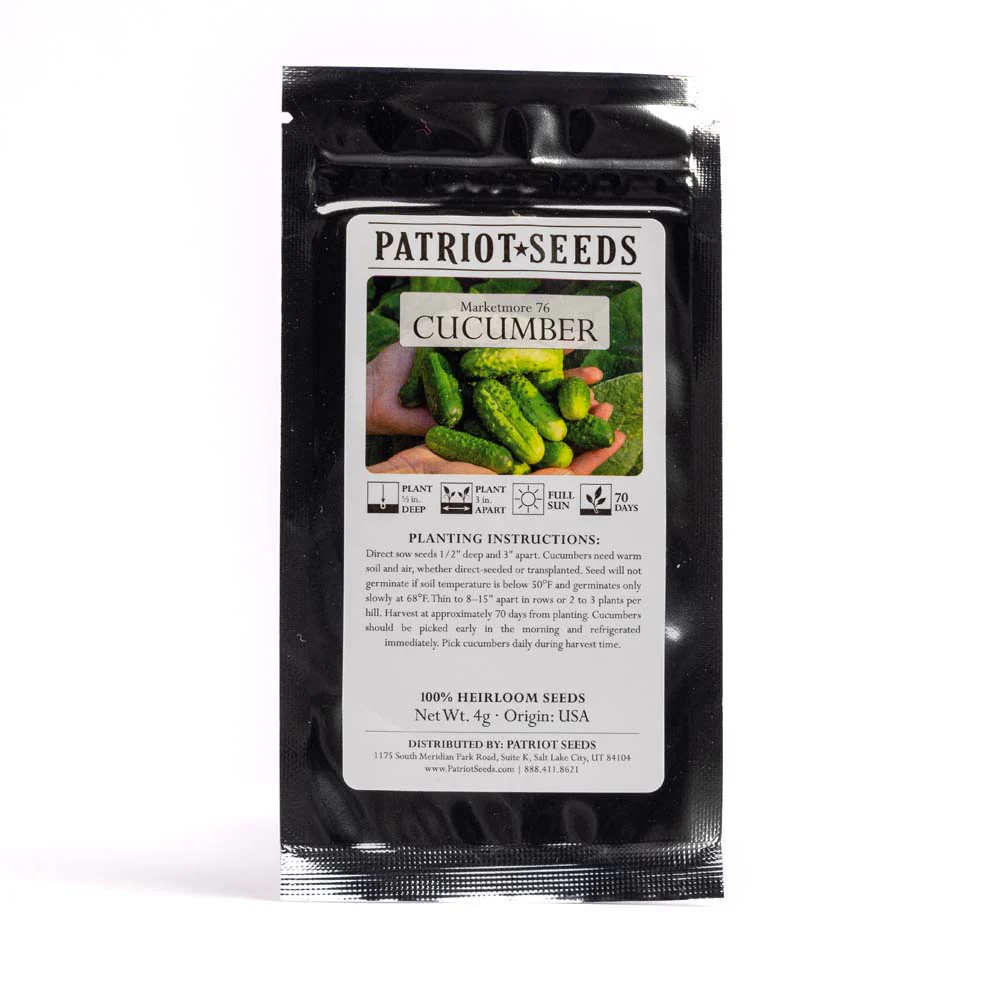 Patriot Seeds Survival Seed Vault (100% Heirloom, 20 Varieties) - Image 12