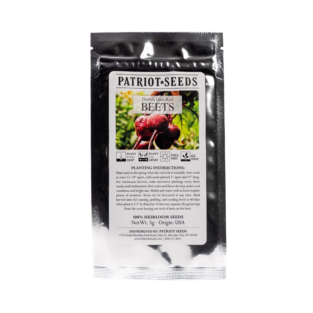 Patriot Seeds Survival Seed Vault (100% Heirloom, 20 Varieties) - Image 17