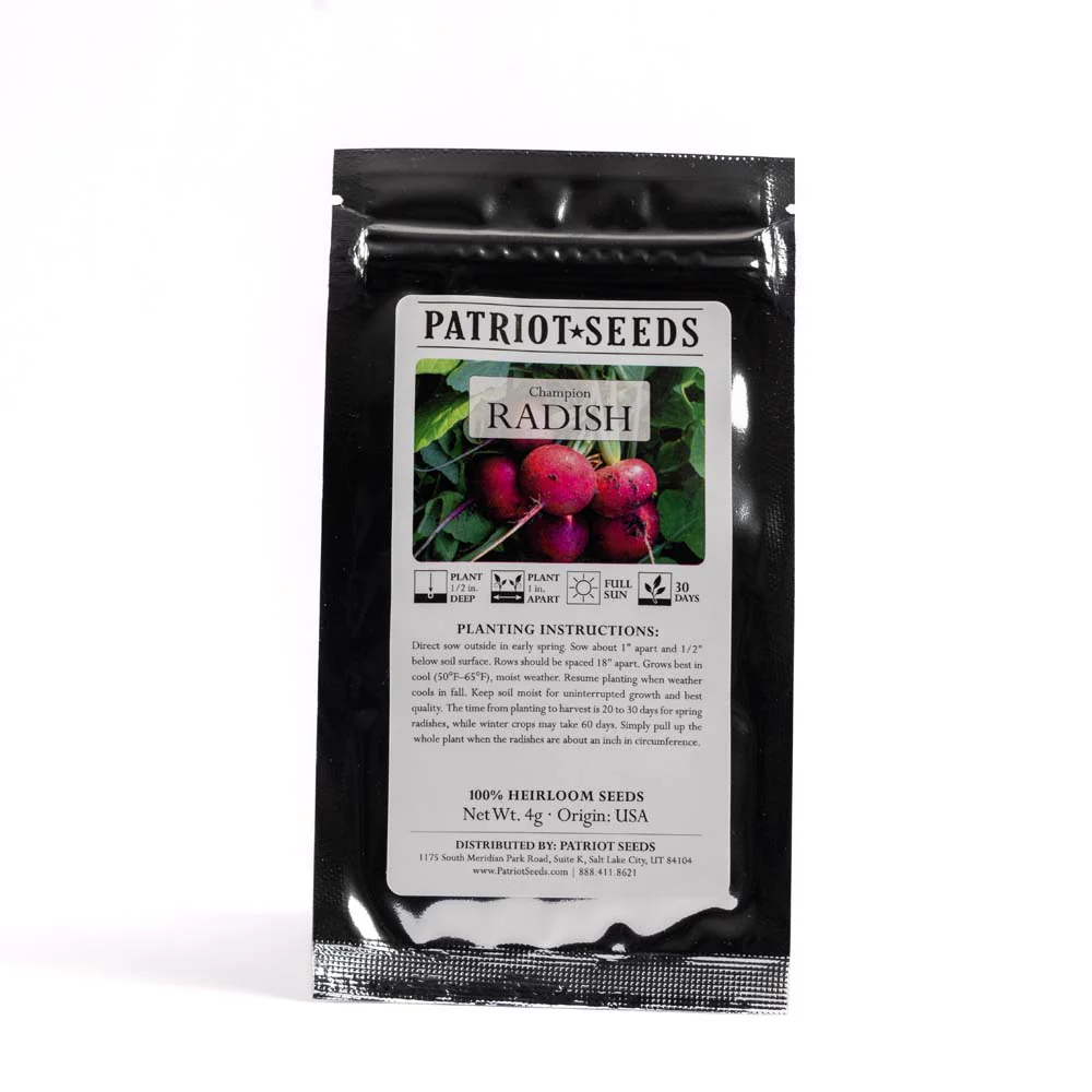 Patriot Seeds Survival Seed Vault (100% Heirloom, 20 Varieties) - Image 19